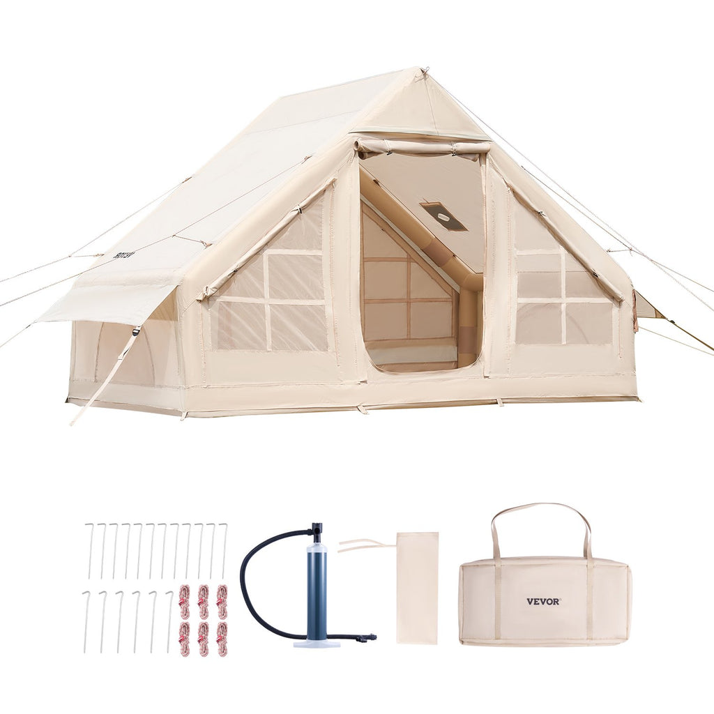 Inflatable Tents for Camping, 3-5 Person Easy Setup Blow up Tent with