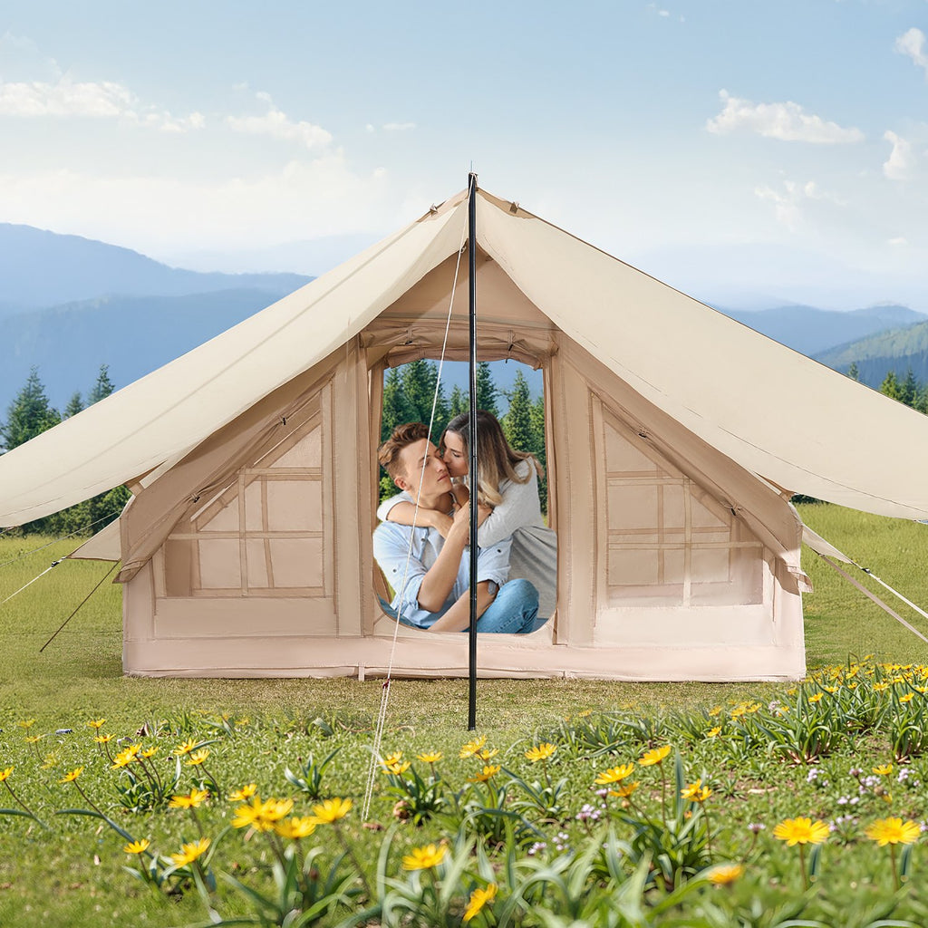 Uppblåsbart Tält för Camping 3-5pers