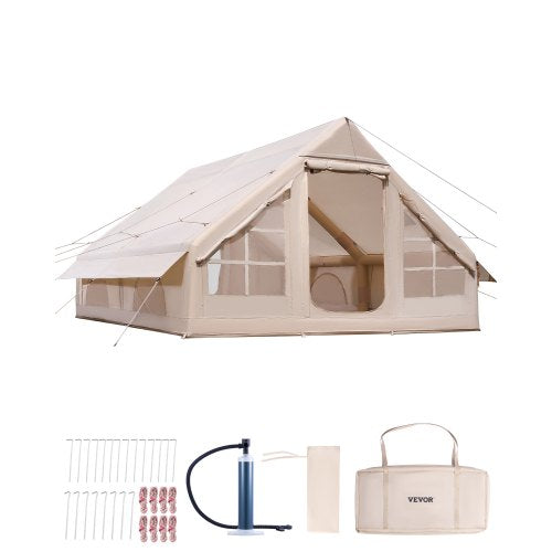 Inflatable Tents for Camping, 5-8 Person Easy Setup Blow up Tent with
