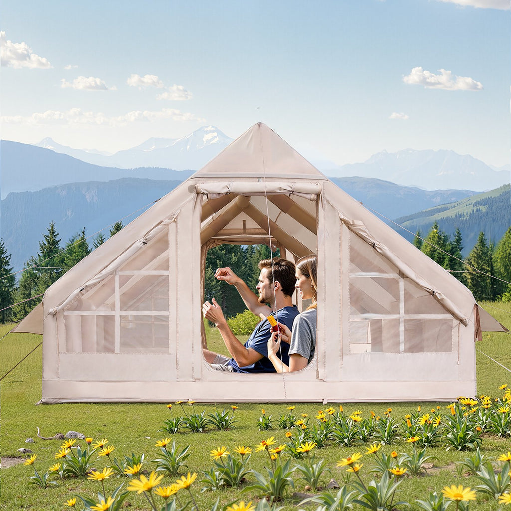 Inflatable Tents for Camping, 5-8 Person Easy Setup Blow up Tent with