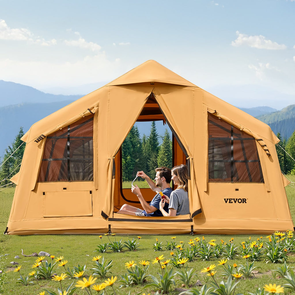 Inflatable Tents for Camping, 8-12 Person Easy Setup Blow up Tent with